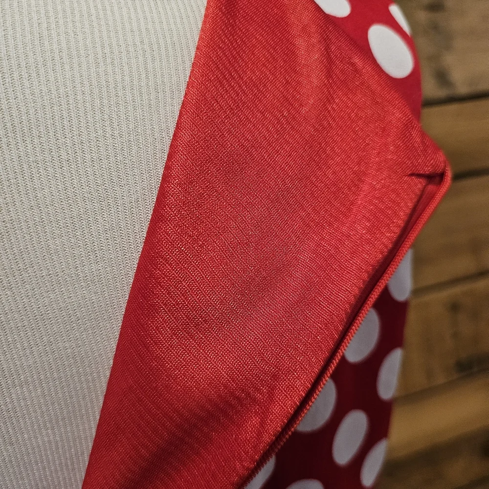 Hanpceirs Retro Red & White Polka Dot Fit & Flare Dress size XL - Picture 7 of 9